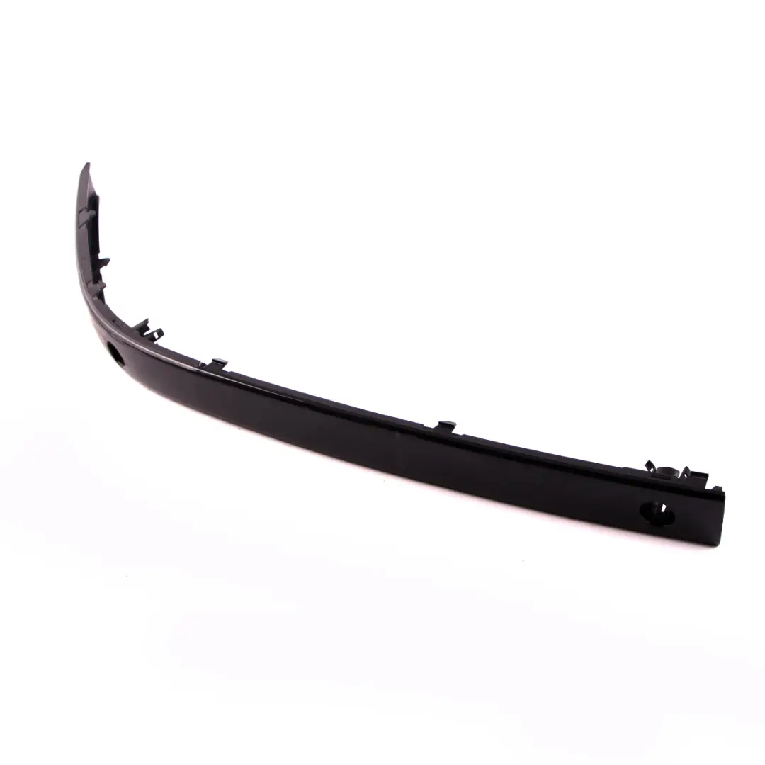 Bumper Guard Strip Front Left N/S Black Sapphire Metallic to BMW 7 Series E65 E66 with Part number 0136460 BMW 7 Series E65 E66 Bumper Guard Strip Front Left N/S Black Sapphire Metallic - SKU P0136460-BS - Part number 0136460