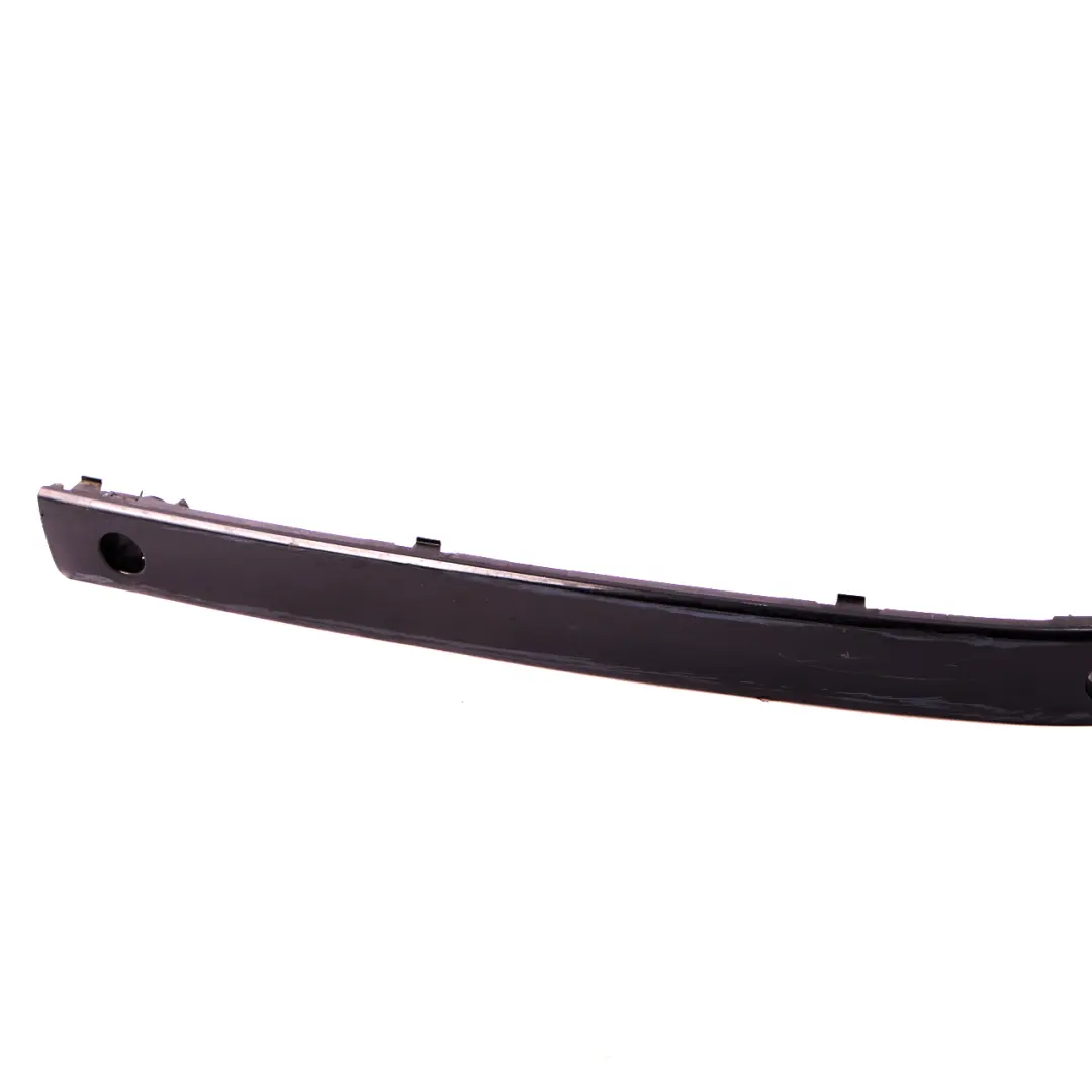 BMW 7 Series E65 E66 Bumper Guard Strip Front Right O/S Black Sapphire Metallic - SKU P0136461-BS1 - Part number 0136461