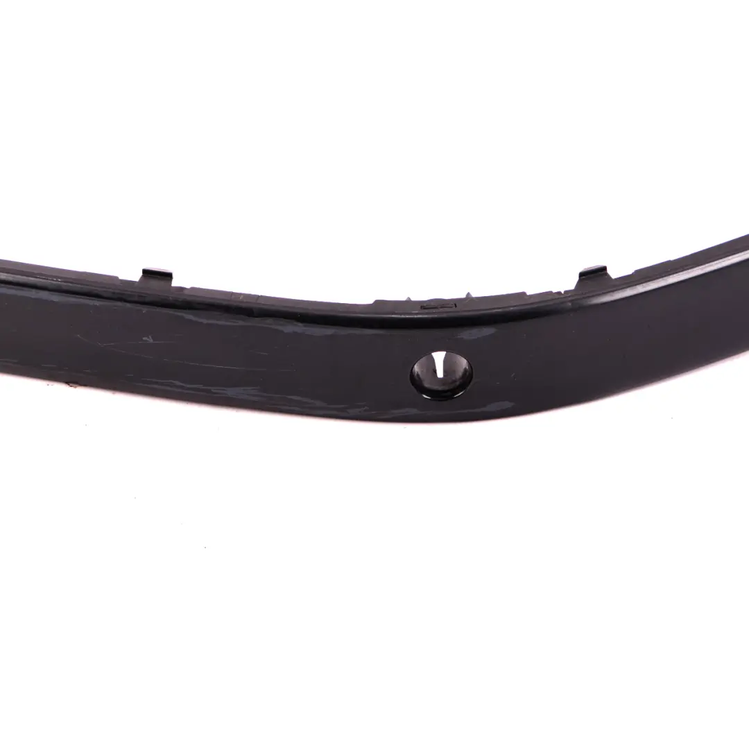 BMW 7 Series E65 E66 Bumper Guard Strip Front Right O/S Black Sapphire Metallic - SKU P0136461-BS1 - Part number 0136461