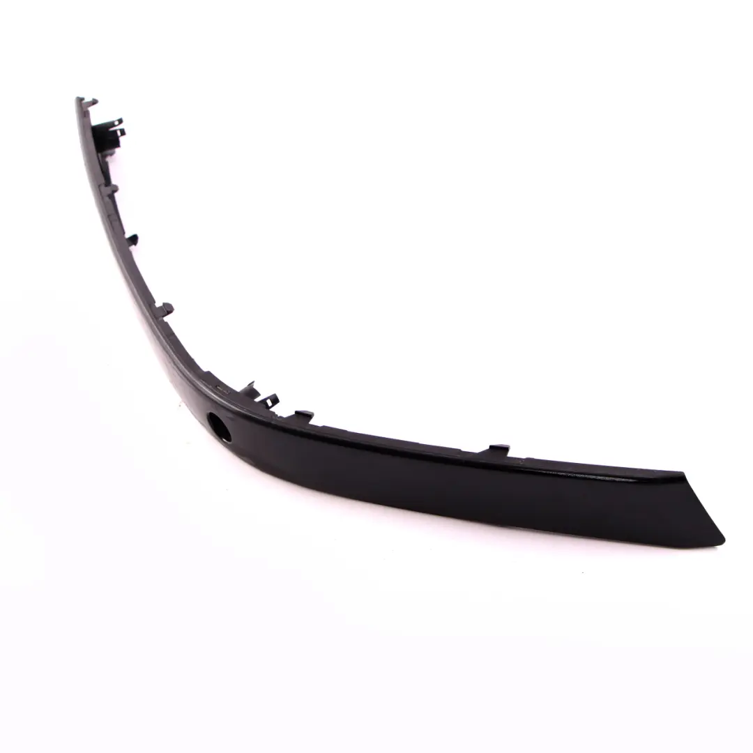 BMW 7 Series E65 E66 Bumper Guard Strip Front Right O/S Black Sapphire Metallic - SKU P0136461-BS1 - Part number 0136461