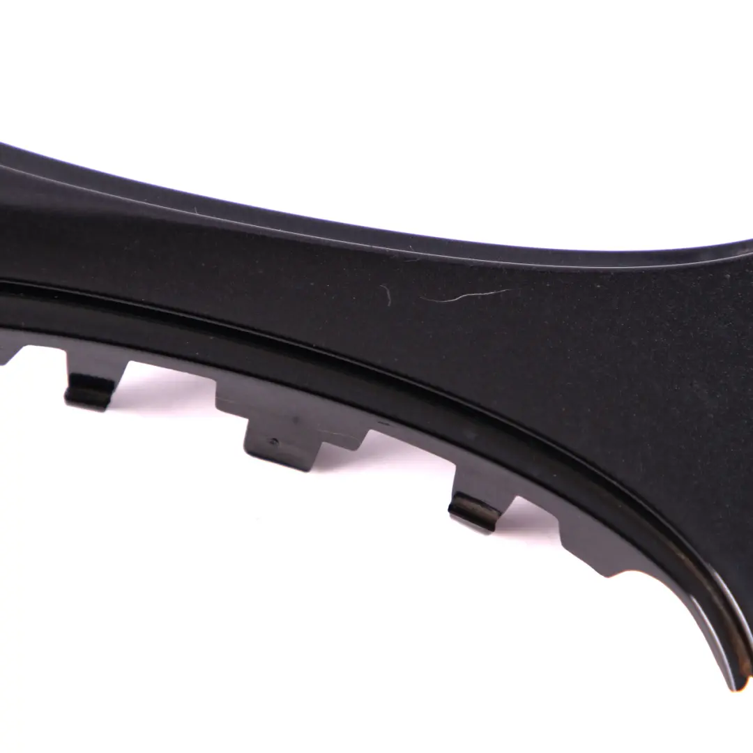 BMW 7 E65 Bonnet Hood Radiator Grille Trim Cover Black Sapphire 475 - SKU P0136987-BS - Part number 7019029