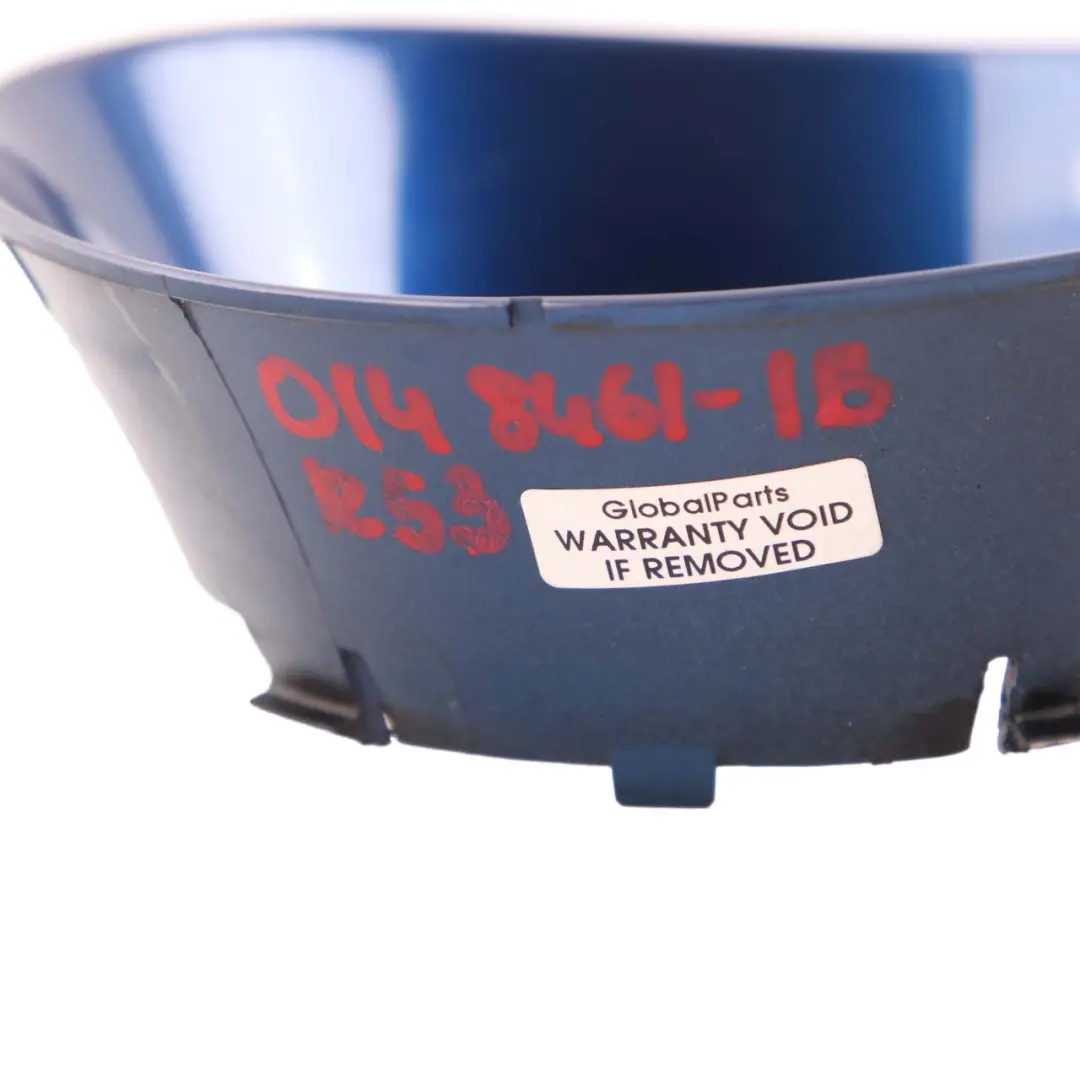 Mini Cooper R50 R53 Fuel Filler Cap Surround Cover Fuel Tank Indi Blue 862 - SKU P0148461-IB - Part number 0148461