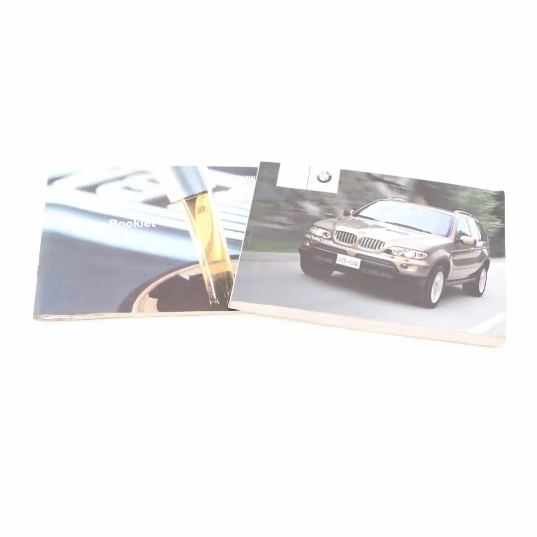 BMW X5 E53 Service Booklet Owner's Handbook Book Set Wallet Case - SKU P0159441 - Part number 0159441