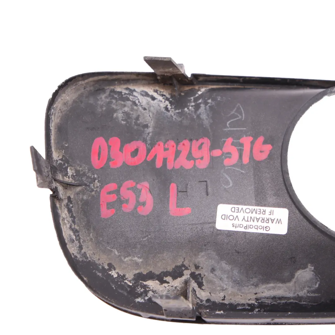 BMW X5 E53 Front Left N/S Bumper Cover Fog Lamp Trim Sterlinggrau Grey - SKU P0301729-STG - Part number 0301729