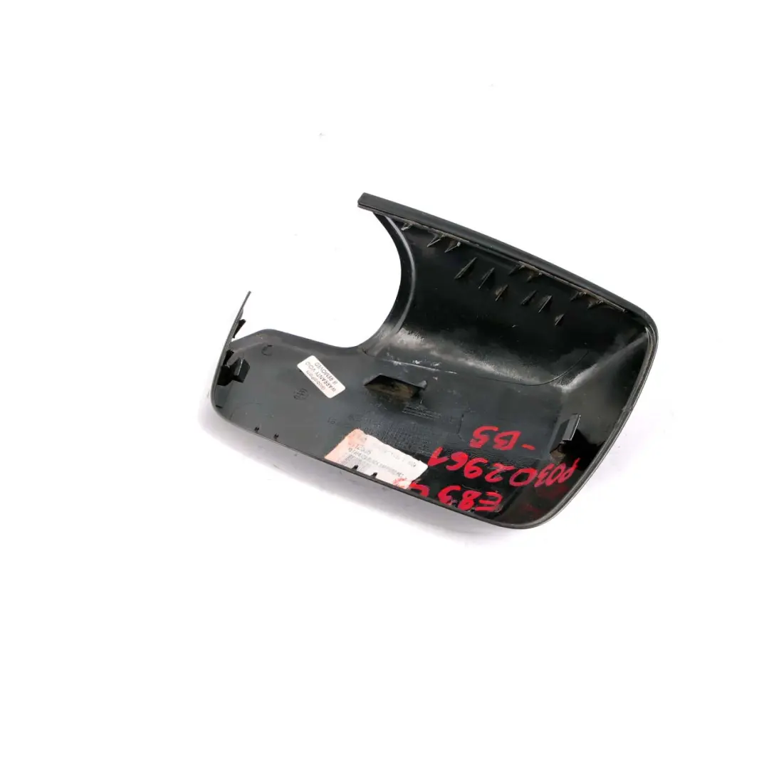 Left Cover Cap N/S Casing Wing Mirror Black Sapphire 475 to BMW X3 Series E83 with Part number 0302961 BMW X3 Series E83 Left Cover Cap N/S Casing Wing Mirror Black Sapphire 475 - SKU P0302961-BS - Part number 0302961