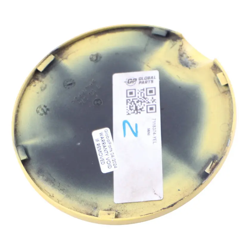BMW Mini Cooper R52 Cabrio Filler In Flap Fuel Cap Cover Liquid Yellow 902 - SKU P0309413-YEL - Part number 0309413