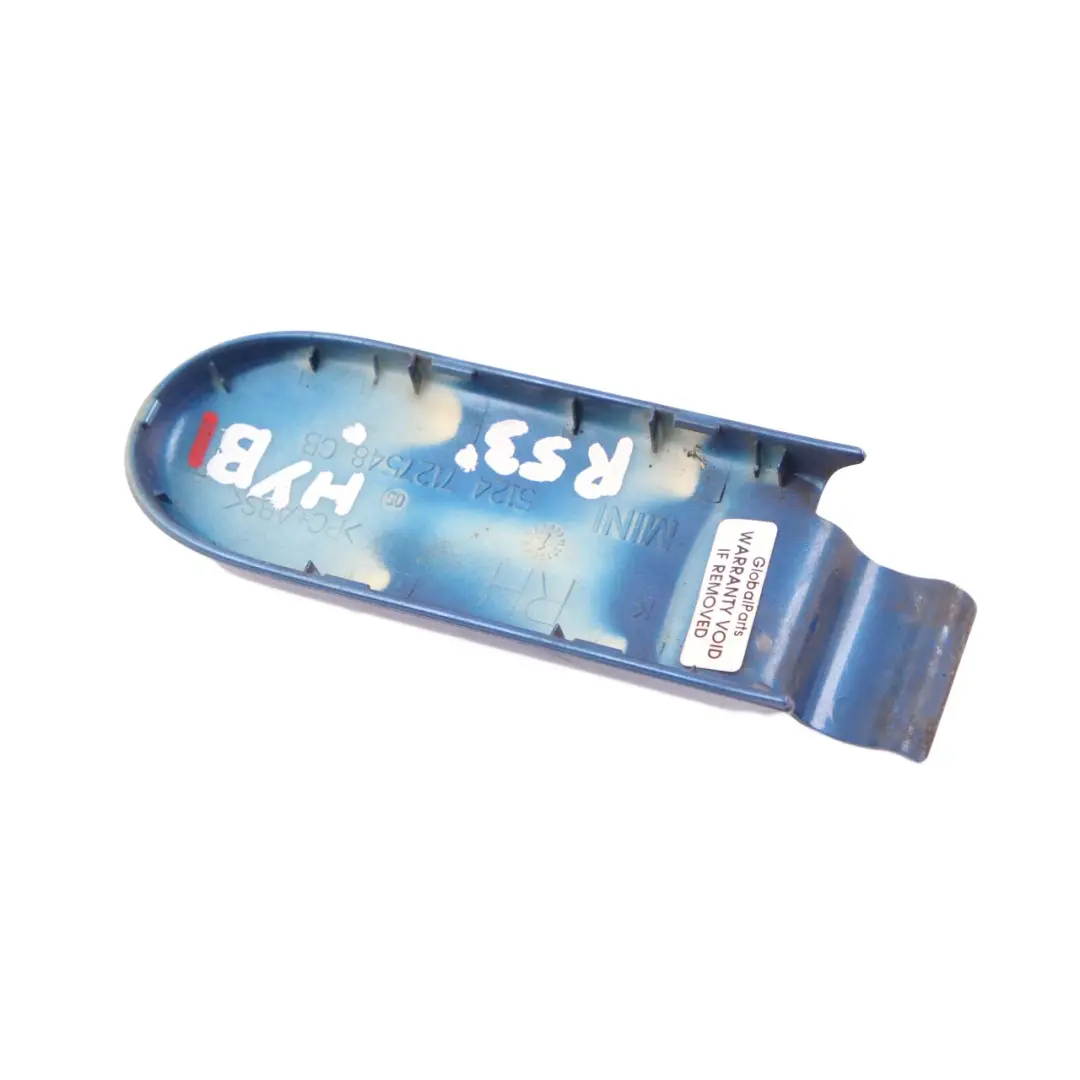 Trunk Lid Cover Hinge Right O/S Hyper Blue A28 7127548 to Mini Cooper R52 Cabrio with Part number 0390078 Mini Cooper R52 Cabrio Trunk Lid Cover Hinge Right O/S Hyper Blue A28 7127548 - SKU P0390078-HYB - Part number 0390078