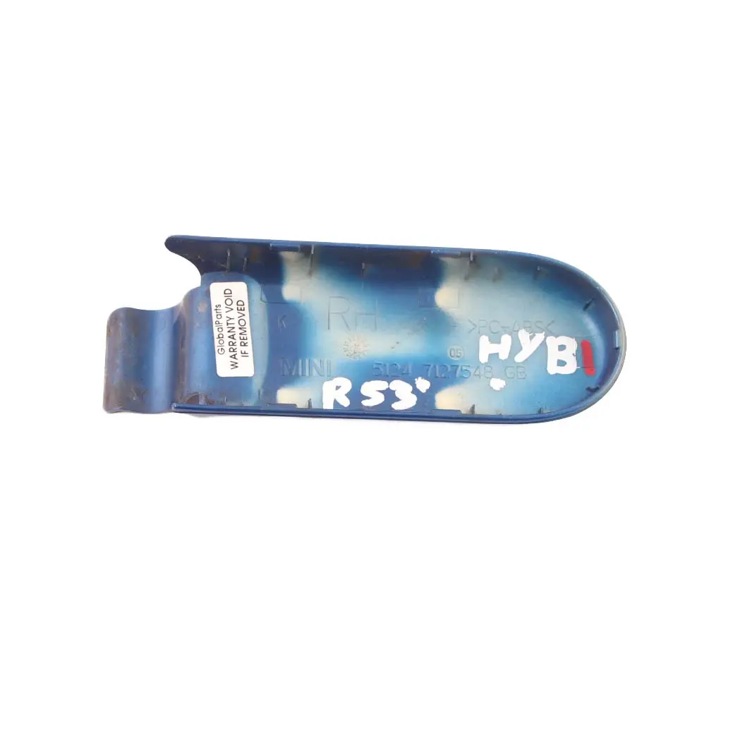 Mini Cooper R52 Cabrio Trunk Lid Cover Hinge Right O/S Hyper Blue A28 7127548 - SKU P0390078-HYB - Part number 0390078