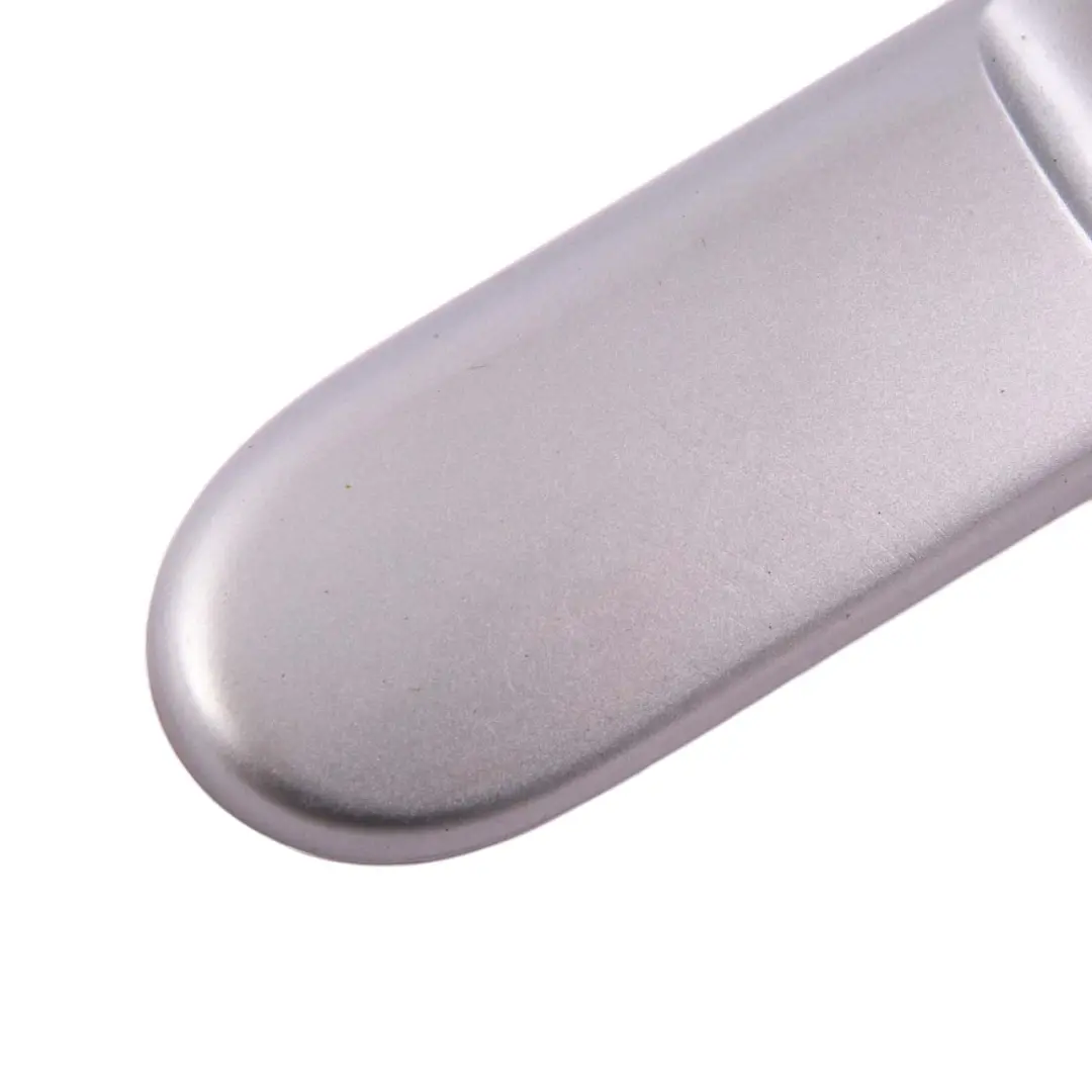 Trunk Lid Cover Hinge Right O/S Pure Silver to Mini Cooper R52 Cabrio with Part number 0390078 Mini Cooper R52 Cabrio Trunk Lid Cover Hinge Right O/S Pure Silver - SKU P0390078-PS - Part number 0390078