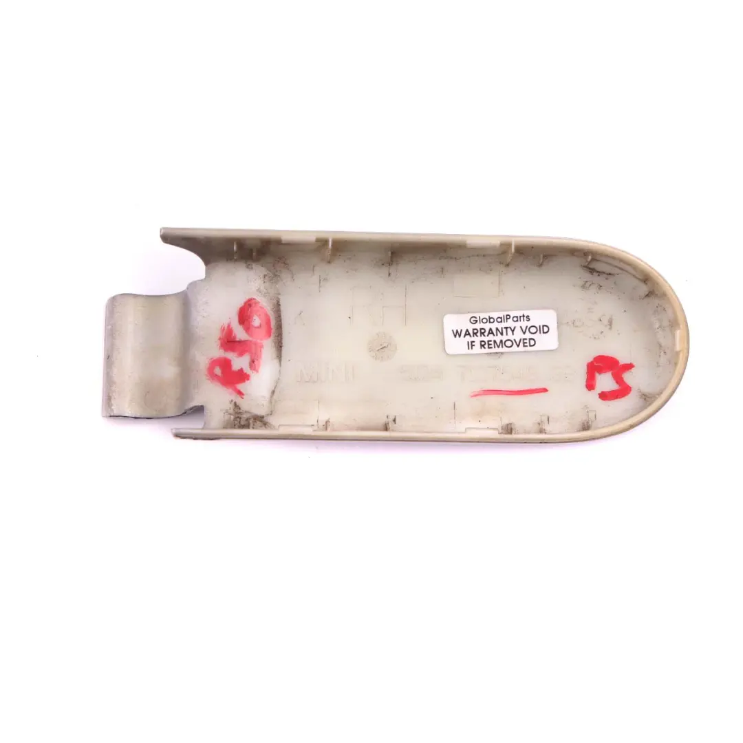 Mini Cooper R52 Cabrio Trunk Lid Cover Hinge Right O/S Pure Silver - SKU P0390078-PS - Part number 0390078