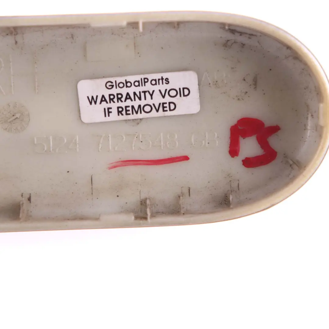 Mini Cooper R52 Cabrio Trunk Lid Cover Hinge Right O/S Pure Silver - SKU P0390078-PS - Part number 0390078