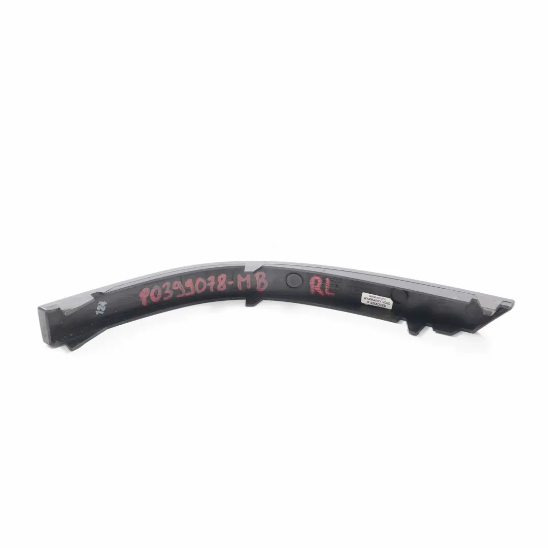 BMW E65 E66 Bumper Guard Strip Rear Left N/S Monacoblau Metallic - A35 - SKU P0399078-MB - Part number 0399078