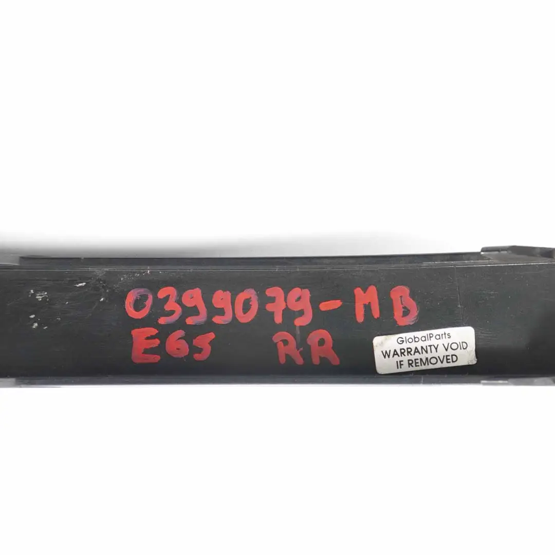 BMW E65 E66 Protector de parachoques trasero derecho Monacoblau - A35 - SKU P0399079-MB - Número de pieza 0399079