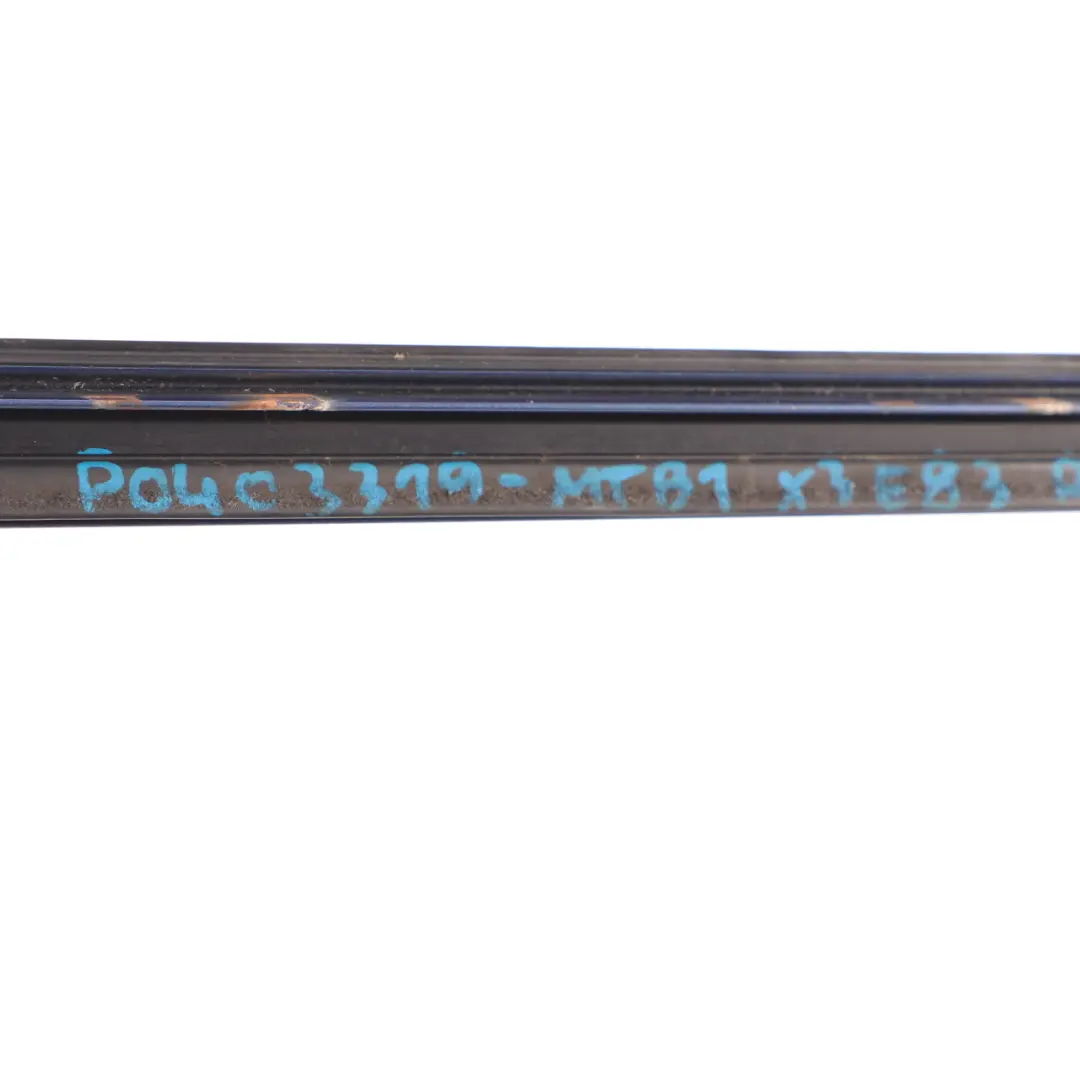 BMW X3 E83 Front Right O/S Windscreen Drip Moulding Trim Montegoblau Blue A51 - SKU P0403319-MTB1 - Part number 0403319