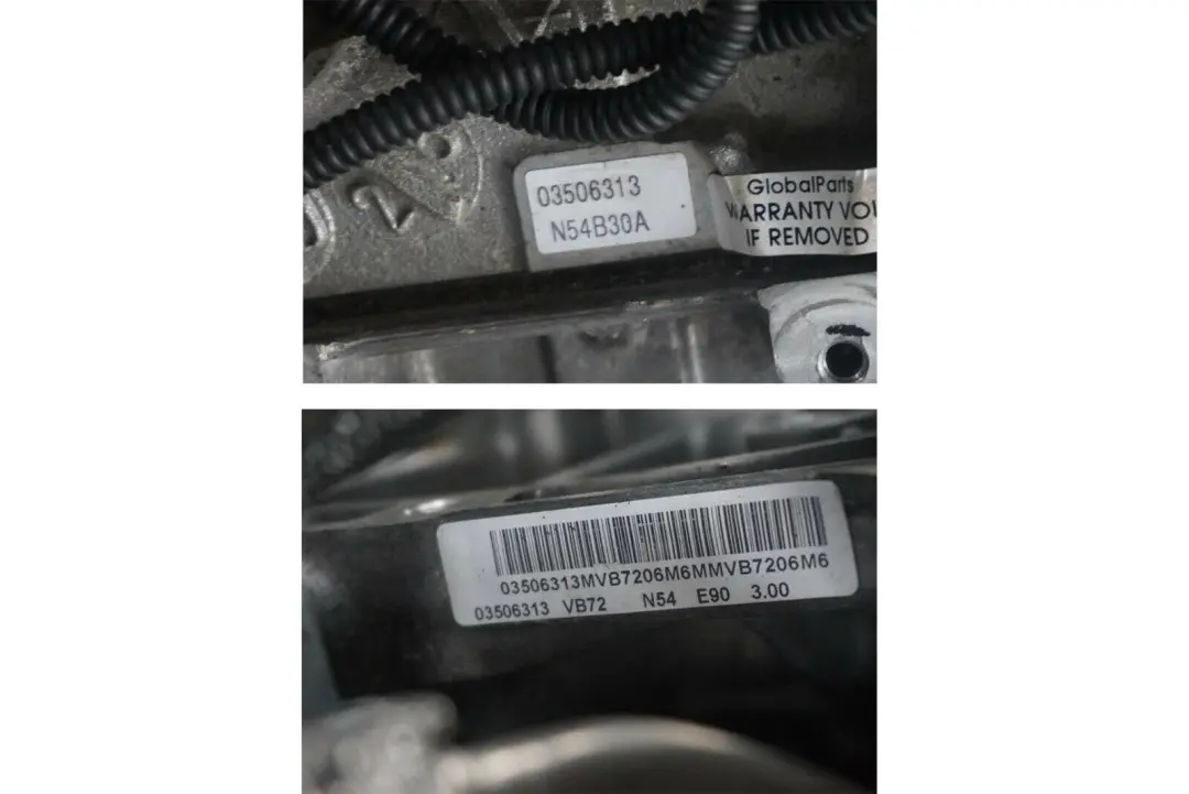 BMW E90 E91 E92 E93 Nudo Motore 335i N54 N54B30A 306HP 115000 km GARANZIA - SKU P0415043 - Numero di parte 0415043