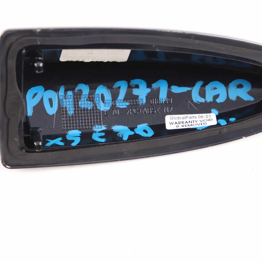 BMW X5 E70 X6 E71 F11 Techo Antena Tiburón Recorte Carbonschwarz Negro - 416 - SKU P0420271-CAR - Número de pieza 0420271
