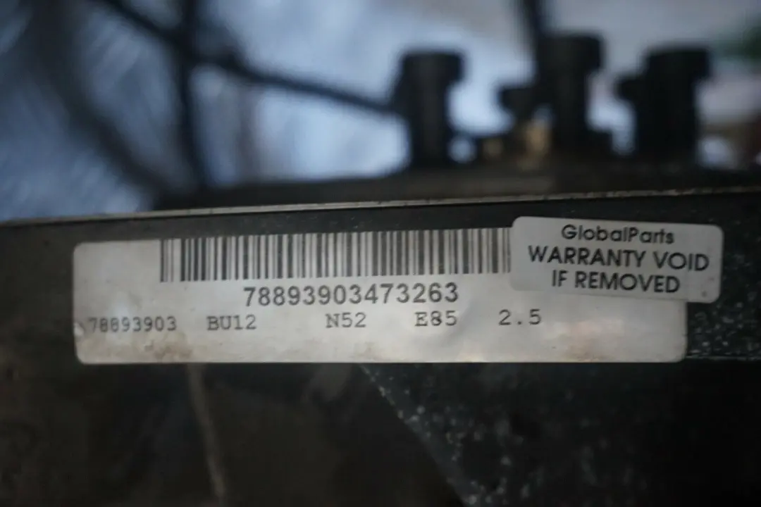 BMW Z4 Series E85 2.5i 2.5si Petrol N52 Bare Engine N52B25A New Timing WARRANTY - SKU 0421071-2 - Part number 0421071