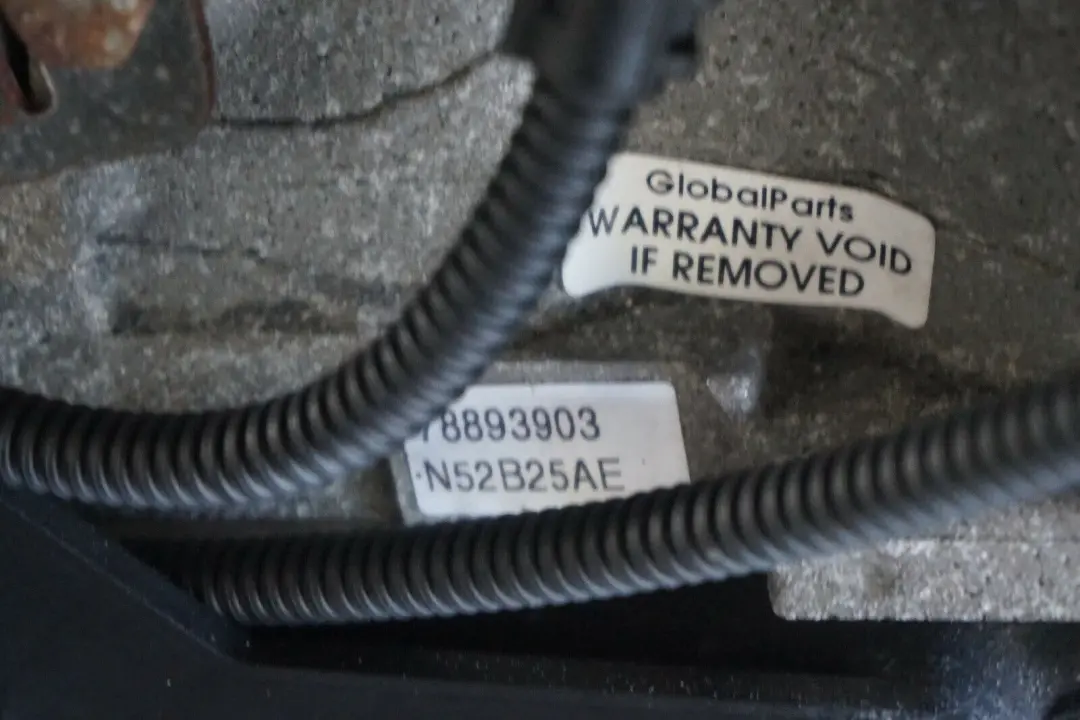 BMW Z4 E85 2.5i 2.5si Benzin N52 Nackter Motor N52B25A mit 119 000 km, GARANTIE - SKU p0421071 - Teilenummer 0421071