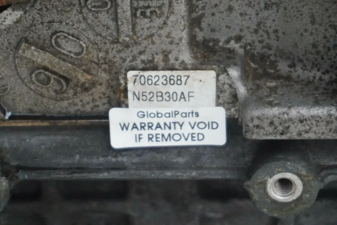 Motor Desnudo N52 N52B30A Nueva Distribución GARANTÍA BMW E60 E87 E90 330i 530i - SKU p0422941-2 - Número de pieza 0422941