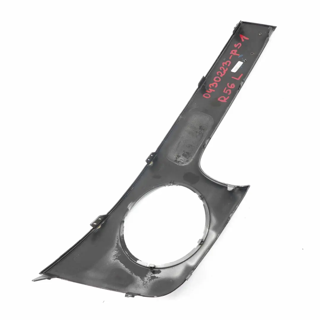 Mini R55 R56 1 Embellecedor Parachoques Delantero Izquierdo Plata Pura 2753657 - SKU P0430223-PS1 - Número de pieza 0430223