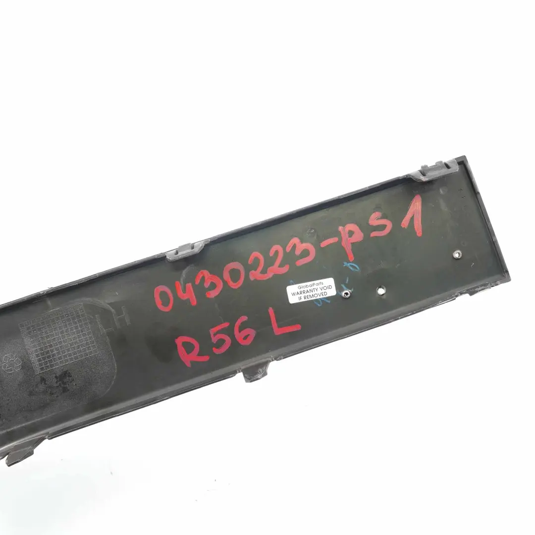 Verkleidung Vorn Links Blende Pure Silver Silber 2753657 für BMW Mini R55 R56 1 mit Teilenummer 0430223 BMW Mini R55 R56 1 Verkleidung Vorn Links Blende Pure Silver Silber 2753657 - SKU P0430223-PS1 - Teilenummer 0430223