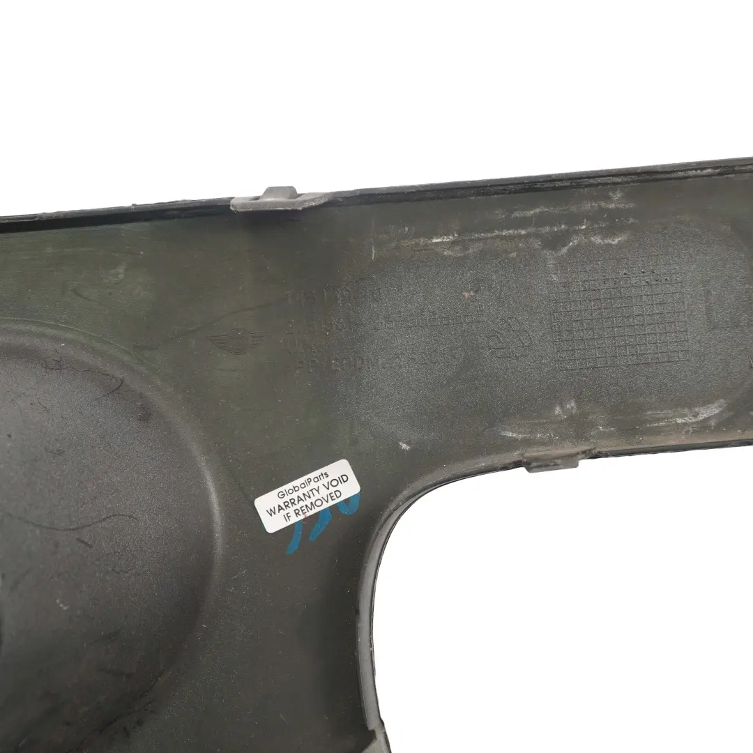 Stoßstange Zierleiste Verkleidung Vorn Links Blende Pure Silver für Mini R55 R56 mit Teilenummer 0430223 Mini R55 R56 Stoßstange Zierleiste Verkleidung Vorn Links Blende Pure Silver - SKU P0430223-PS - Teilenummer 0430223