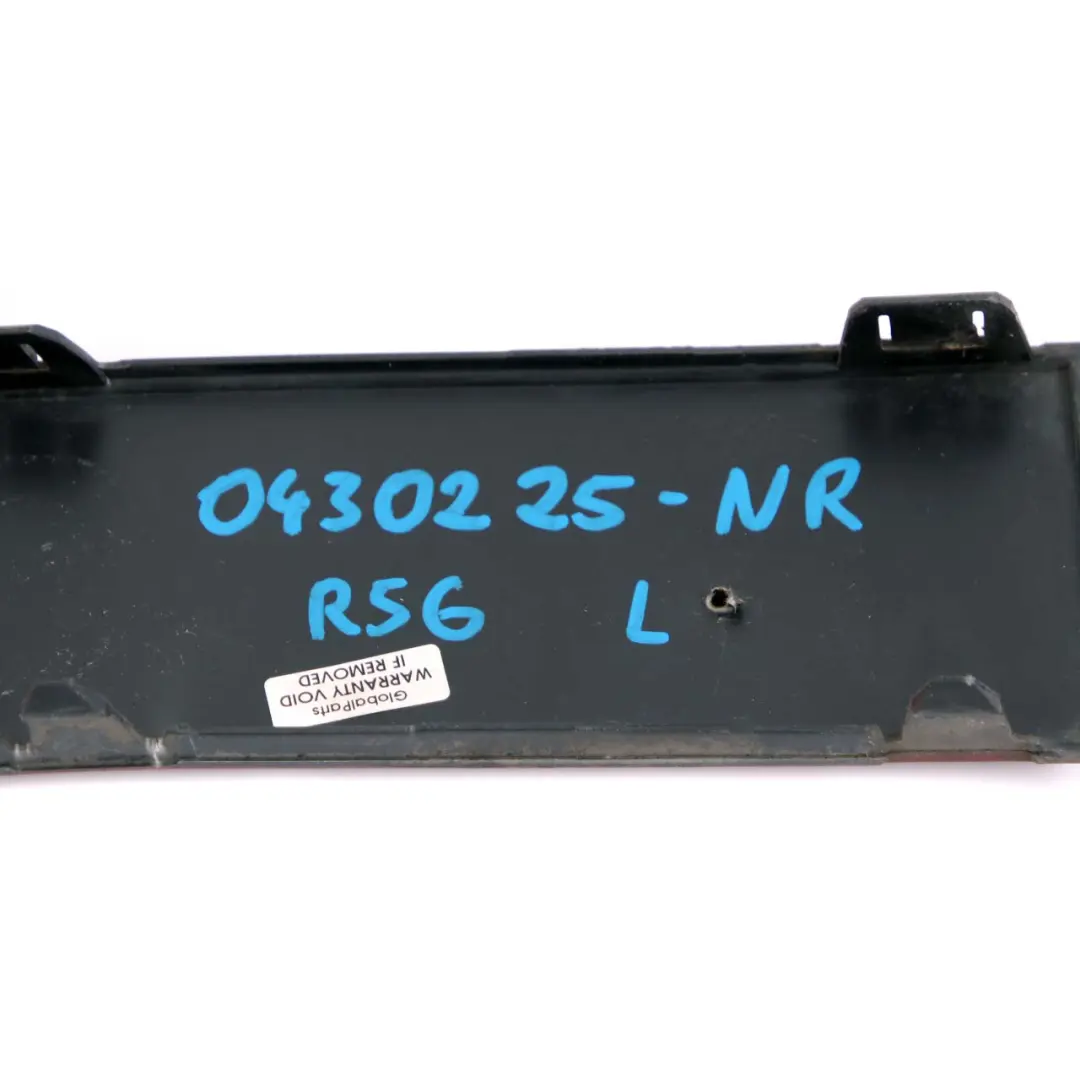 Front Bumper Trim Cover Panel Left N/S Nightfire Red to Mini Cooper R55 R56 R57 with Part number 0430225 Mini Cooper R55 R56 R57 Front Bumper Trim Cover Panel Left N/S Nightfire Red - SKU P0430225-NR - Part number 0430225