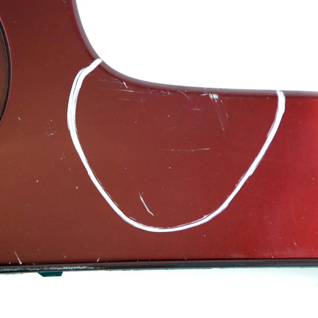 Front Bumper Trim Cover Panel Left N/S Nightfire Red to Mini Cooper R55 R56 R57 with Part number 0430225 Mini Cooper R55 R56 R57 Front Bumper Trim Cover Panel Left N/S Nightfire Red - SKU P0430225-NR - Part number 0430225