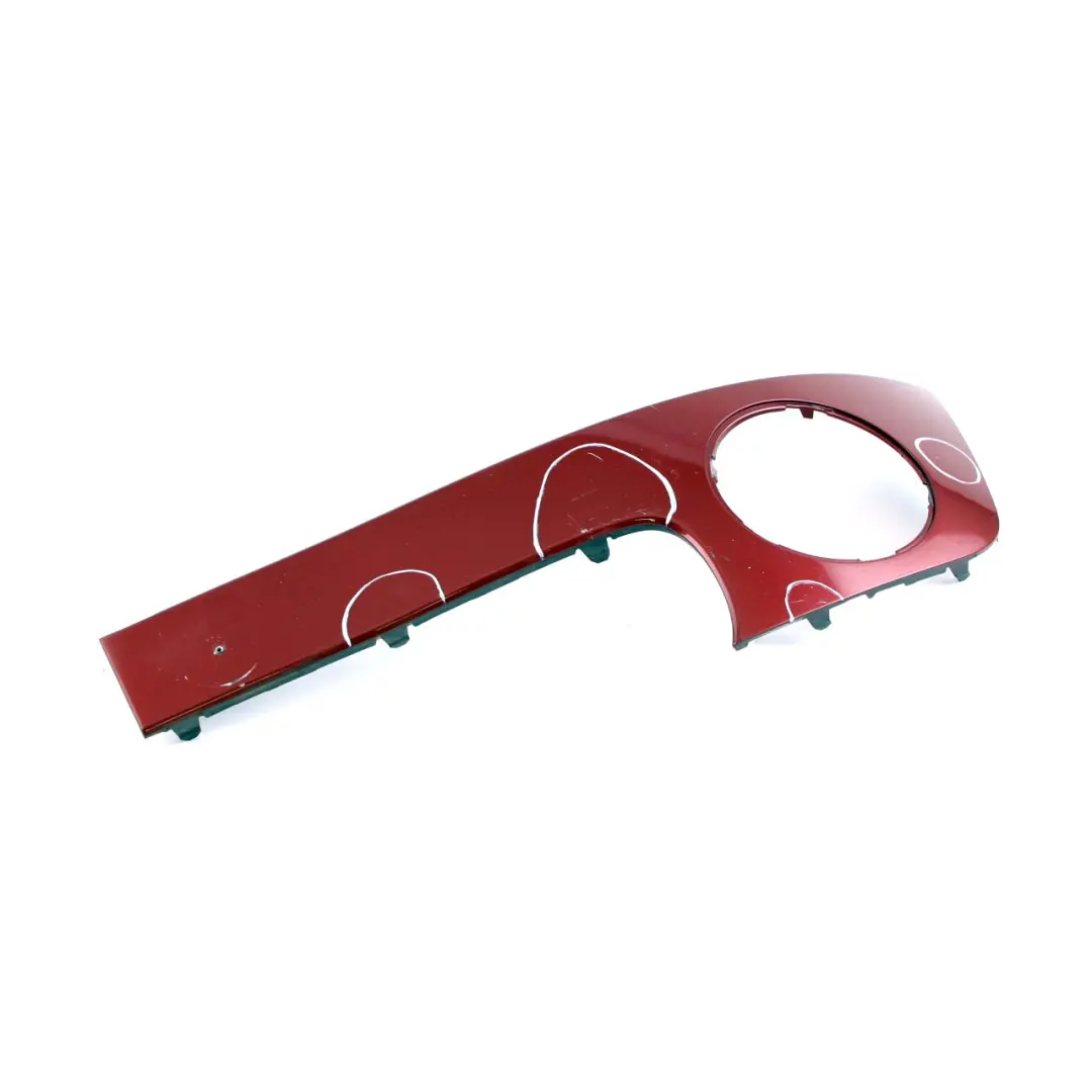Front Bumper Trim Cover Panel Left N/S Nightfire Red to Mini Cooper R55 R56 R57 with Part number 0430225 Mini Cooper R55 R56 R57 Front Bumper Trim Cover Panel Left N/S Nightfire Red - SKU P0430225-NR - Part number 0430225