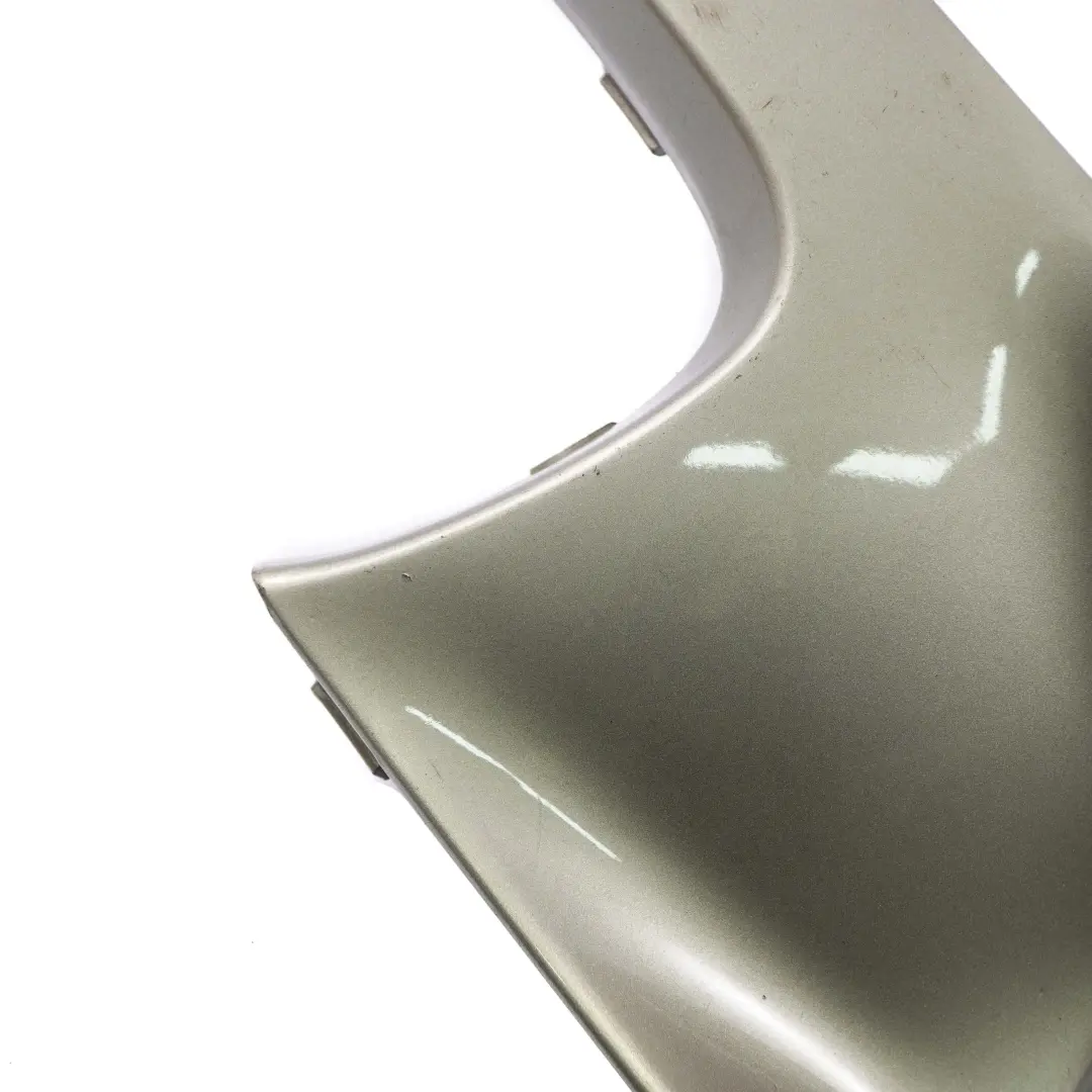 Front Bumper Trim Panel Cover Left N/S Sparkling - A60 Sparkling Silver Metallic - A60 to Mini R55 R56 with Part number 0430245 Mini R55 R56 Front Bumper Trim Panel Cover Left N/S Sparkling - A60 Sparkling Silver Metallic - A60 - SKU P0430245-SS2 - Part number 0430245