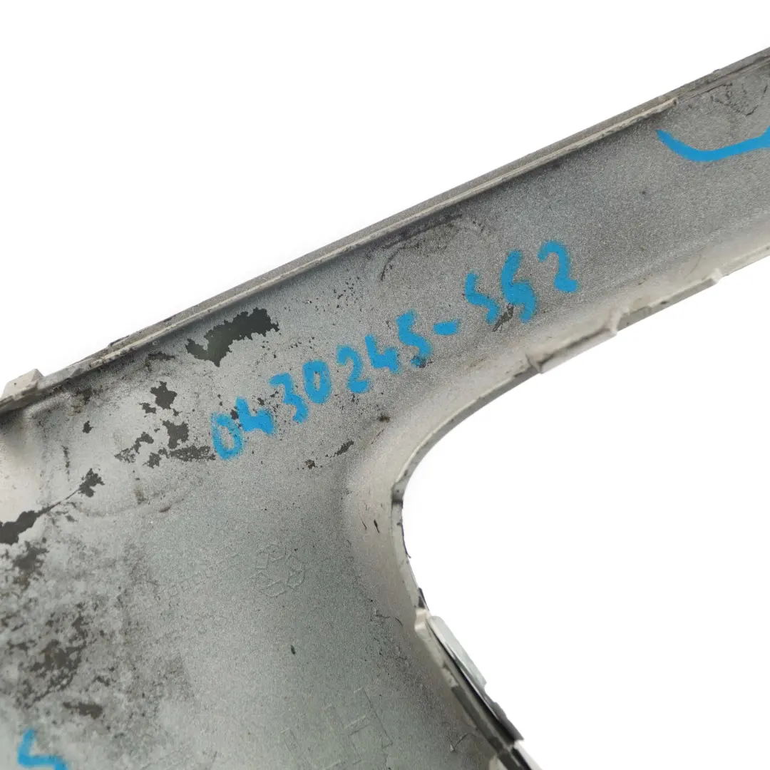 Front Bumper Trim Panel Cover Left N/S Sparkling - A60 Sparkling Silver Metallic - A60 to Mini R55 R56 with Part number 0430245 Mini R55 R56 Front Bumper Trim Panel Cover Left N/S Sparkling - A60 Sparkling Silver Metallic - A60 - SKU P0430245-SS2 - Part number 0430245