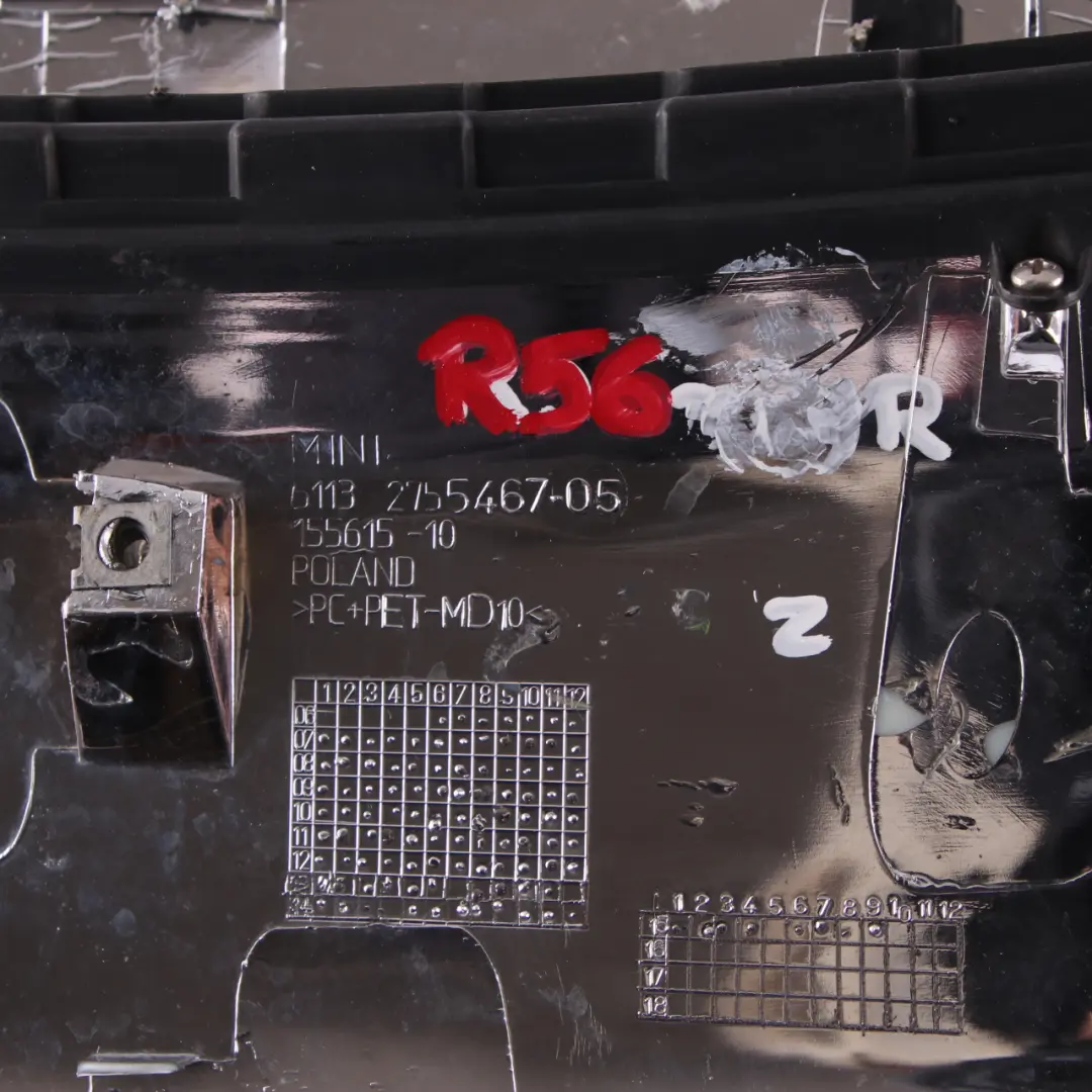 Inlet Grille Bonnet Hood Scoop Chrome 2755467 to Mini Cooper S R55 R56 R57 Air with Part number 0430302 Mini Cooper S R55 R56 R57 Air Inlet Grille Bonnet Hood Scoop Chrome 2755467 - SKU P0430302-CHR - Part number 0430302