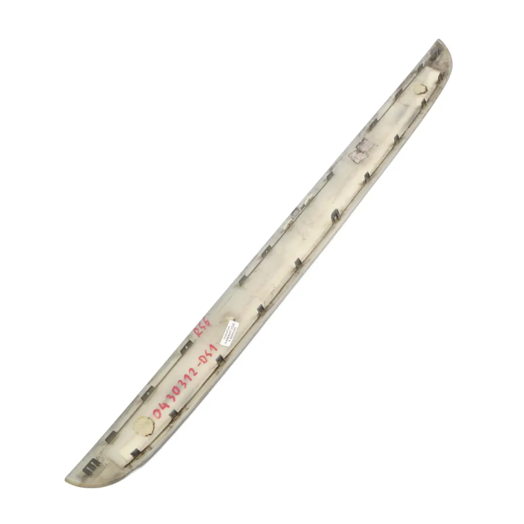 Mini R56 Barre de Prise Hayon Revetement Peint Sombre Silver - 871 40501452 - SKU P0430312-DS1 - Numéro de pièce 0430312