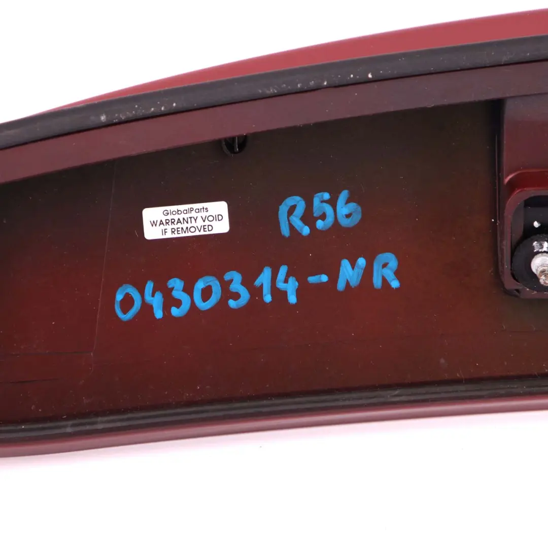 Heckspoiler Hinten Nightfire Red Rot 7148913 für BMW Mini Cooper One R56 mit Teilenummer 0430314 BMW Mini Cooper One R56 Heckspoiler Hinten Nightfire Red Rot 7148913 - SKU P0430314-NR - Teilenummer 0430314