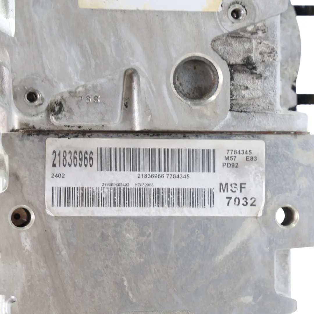 M57N2 Bare Engine 306D3 218HP 99k miles, WARRANTY to BMW X3 E83 LCI 3.0d Diesel with Part number 0441358 BMW X3 E83 LCI 3.0d Diesel M57N2 Bare Engine 306D3 218HP 99k miles, WARRANTY - SKU P0441358 - Part number 0441358