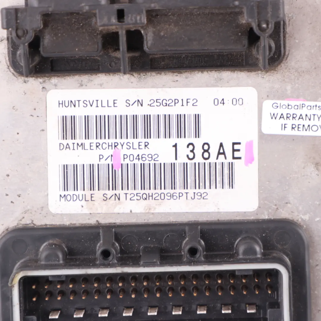 Jeep Grand Cherokee WK Commander XK Body Control Module BCM Unit - SKU P04692138AE - Part number P04692138AE