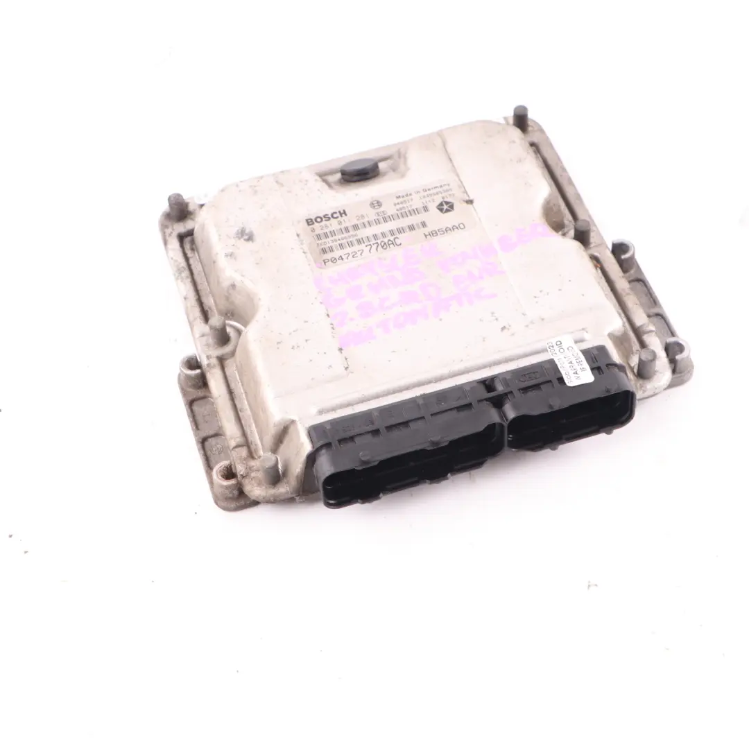 Chrysler Grand Voyager 2.8CRD Diesel 163HP Motoreinheit ECU Automati - SKU P04727770AC - Teilenummer P04727770AC