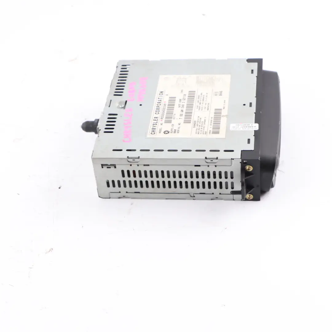 6-disc CD Changer Control Unit Module to Chrysler Grand Voyager with Part number P05064003AH Chrysler Grand Voyager 6-disc CD Changer Control Unit Module - SKU P05064003AH - Part number P05064003AH