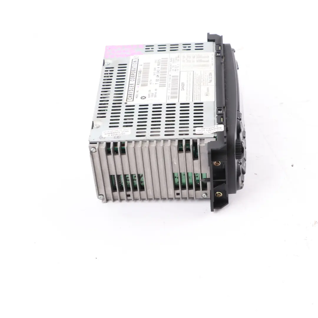 Radio With 5-Disc CD Changer Control Module to Chrysler Grand Voyager with Part number P05091610AB Chrysler Grand Voyager Radio With 5-Disc CD Changer Control Module - SKU P05091610AB - Part number P05091610AB