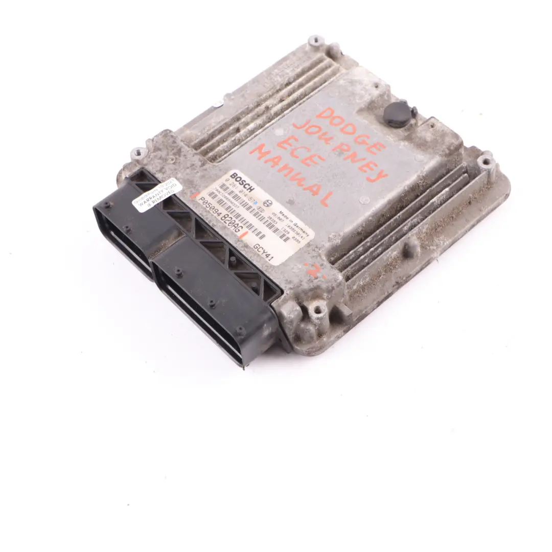 Dodge Journey ECE 2.0 CRD Diesel Engine Control Unit ECU Manual - SKU P05094820AG - Part number P05094820AG