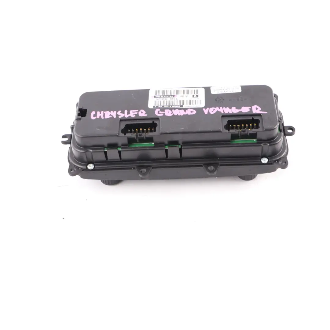 Heater Climate Control A/C Switch Panel to Chrysler Grand Voyager with Part number P05127377AA Chrysler Grand Voyager Heater Climate Control A/C Switch Panel - SKU P05127377AA - Part number P05127377AA