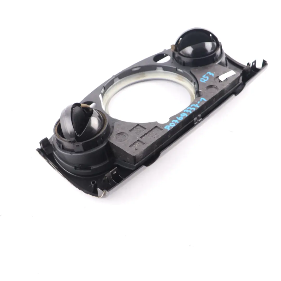 Mini Cooper One R50 R53 JCW Dekorplatte Mitte Umrandung Anthrazit 0769337 - SKU P0769337-1 - Teilenummer 7055702