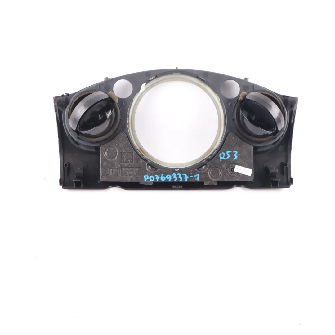 Decor Panel Centre Surround Anthracite 0769337 to Mini Cooper One 1 R50 R53 JCW with Part number 7055702 Mini Cooper One 1 R50 R53 JCW Decor Panel Centre Surround Anthracite 0769337 - SKU P0769337-1 - Part number 7055702