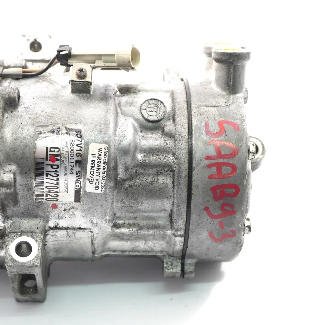 condizionata Saab 9-3 Compressore aria condizionata Pompa A/C per Aria con numero di parte P12770420 Aria condizionata Saab 9-3 Compressore aria condizionata Pompa A/C - SKU P12770420 - Numero di parte P12770420