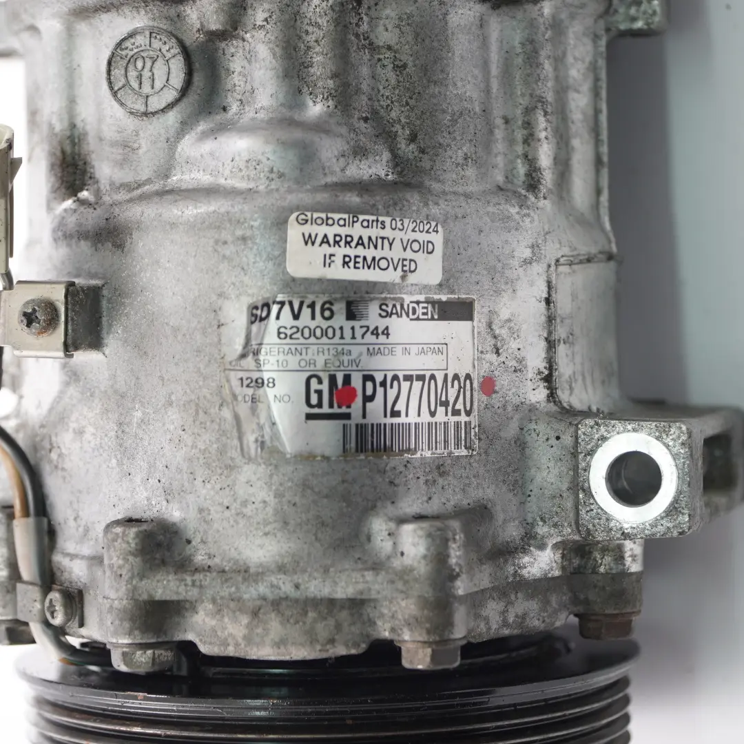 condizionata Saab 9-3 Compressore aria condizionata Pompa A/C per Aria con numero di parte P12770420 Aria condizionata Saab 9-3 Compressore aria condizionata Pompa A/C - SKU P12770420 - Numero di parte P12770420