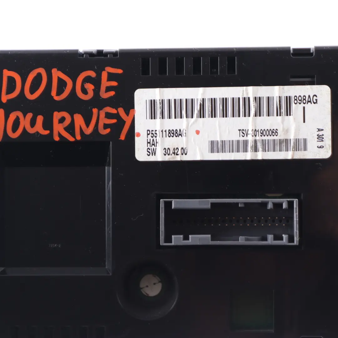 Heater Climate Control A/C Air Con Switch Panel to Dodge Journey with Part number P55111898AG Dodge Journey Heater Climate Control A/C Air Con Switch Panel - SKU P55111898AG - Part number P55111898AG