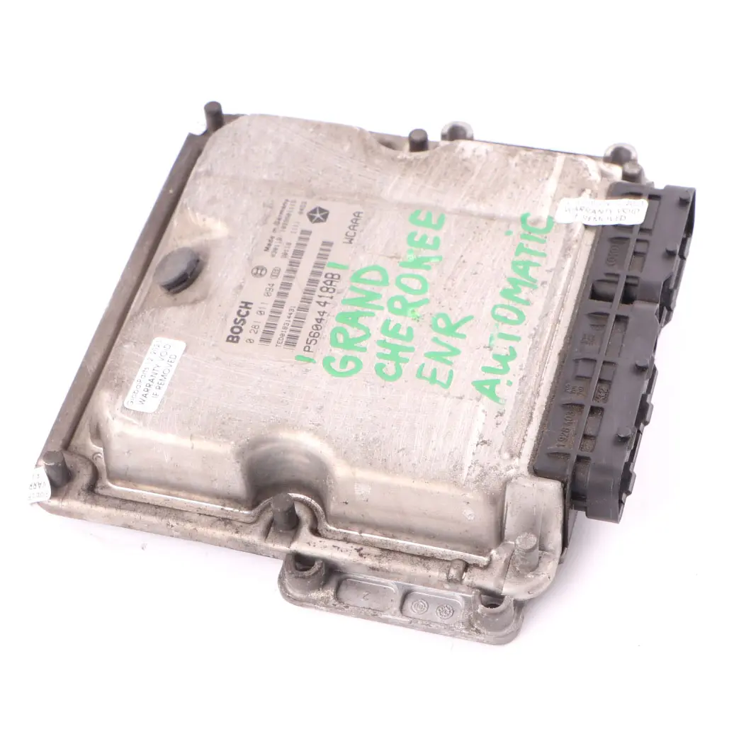 ENF Engine Control Unit ECU Automatic to Jeep Grand Cherokee 2.7 with Part number P56044418AB Jeep Grand Cherokee 2.7 ENF Engine Control Unit ECU Automatic - SKU P56044418AB - Part number P56044418AB