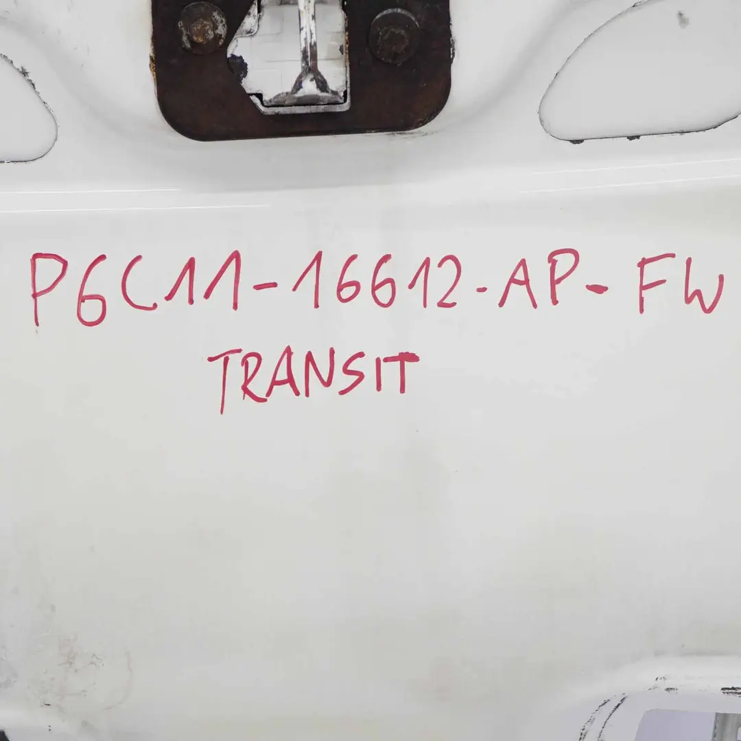 Capó Panel Cubre Capó Frozen White - Z2 para Ford Transit con número de pieza P6C11-16612-AP-FW Ford Transit Capó Panel Cubre Capó Frozen White - Z2 - SKU P6C11-16612-AP-FW - Número de pieza P6C11-16612-AP-FW