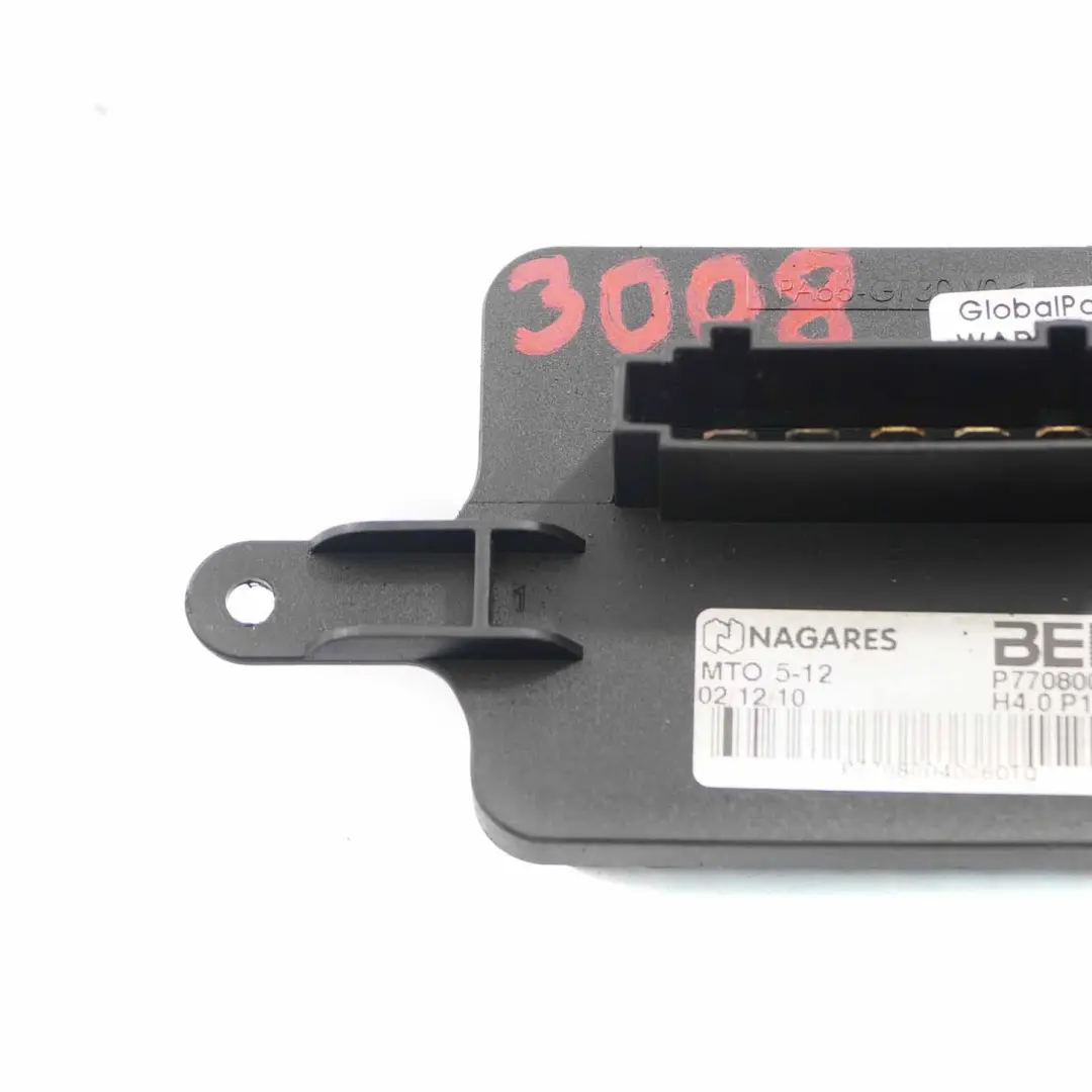 Peugeot 3008 MK1 Motor Fan Heater Heating Blower Resistor Control Unit - SKU P7708004 - Part number P7708004