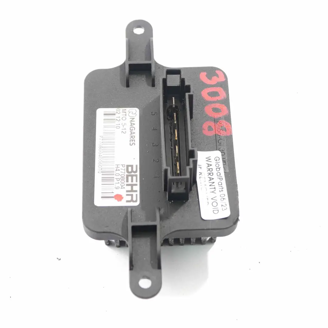 Peugeot 3008 MK1 Motor Lüfter Heizung Gebläse Widerstand Steuergerät - SKU P7708004 - Teilenummer P7708004